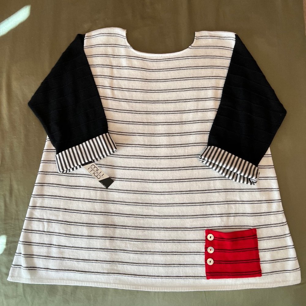 NWT Margaret Winters SS sweater, Lg